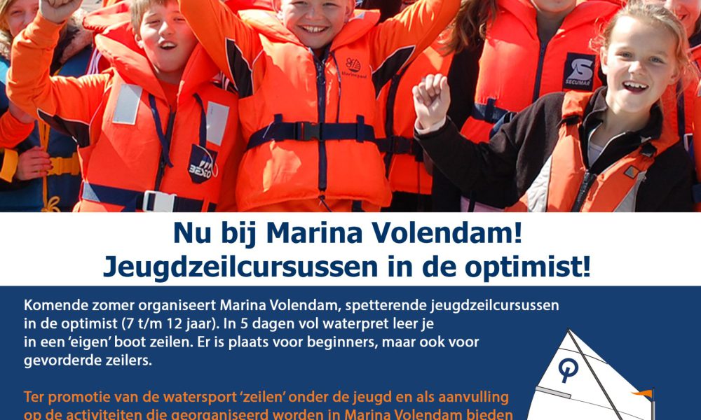 Jeugdzeillessen bij Marina Volendam